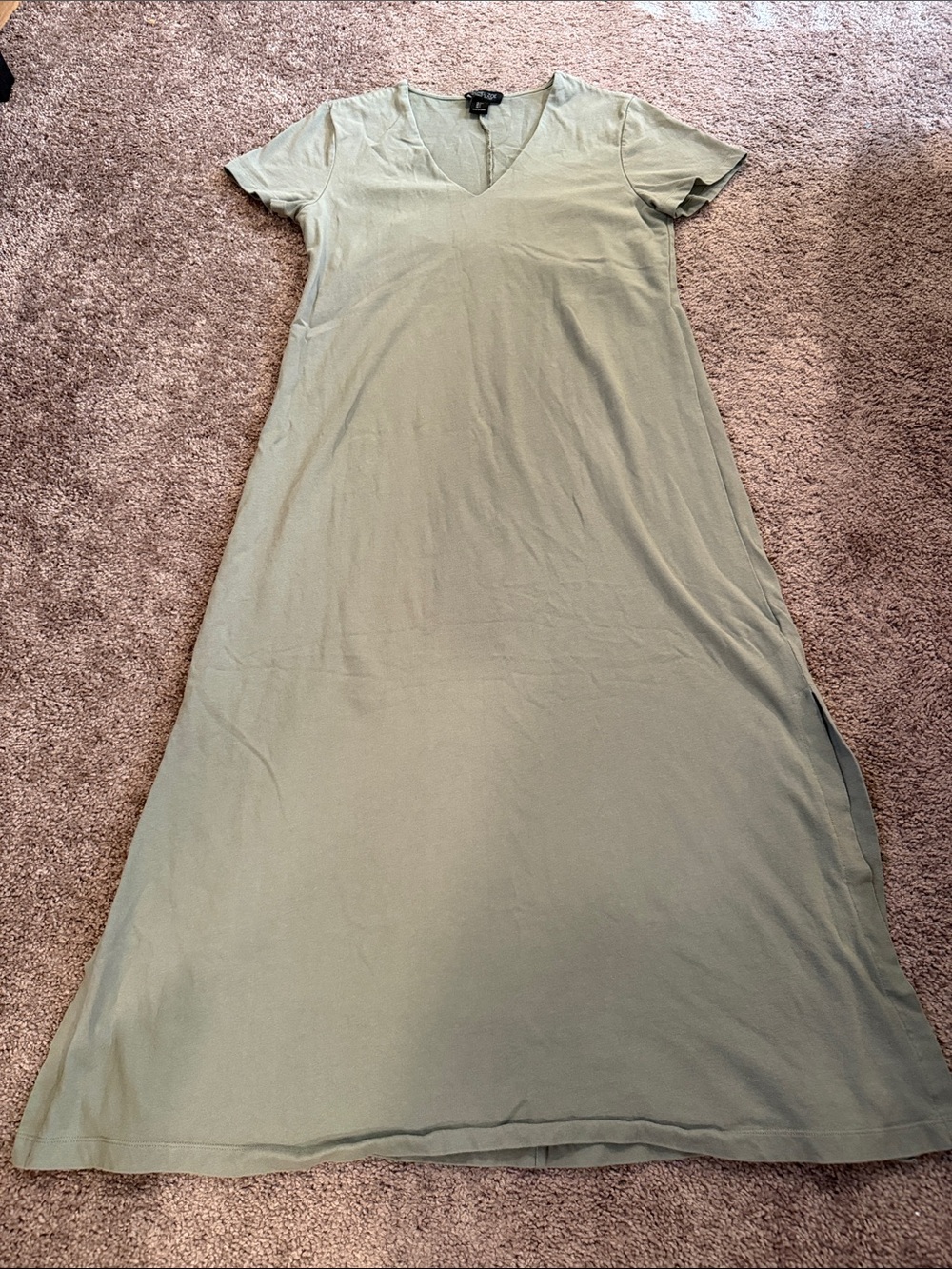 Rachel Zoe Sage Green V-Neck Maxi Dress